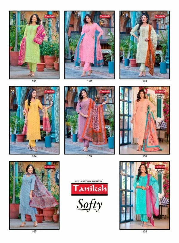 thumbs TANIKSH SOFTY READYMADE MUSLIN KURTIS CATALOGUE WHOLESALER IN SURAT 7.jpg