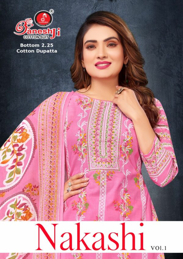 GANESH JI NAKASHI VOL 1 COTTON SALWAR SUIT DISTRIBUTOR IN SURAT 1.jpg