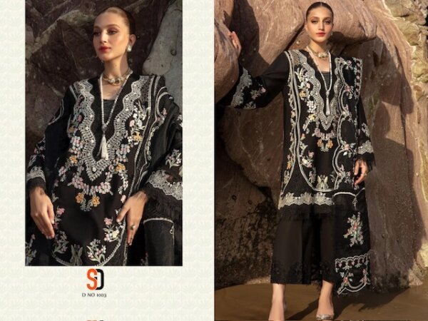 SHRADDHA CRIMSON BLACK COLLECTION COTTON SALWAR SUIT WHOLESALER IN SURAT 6