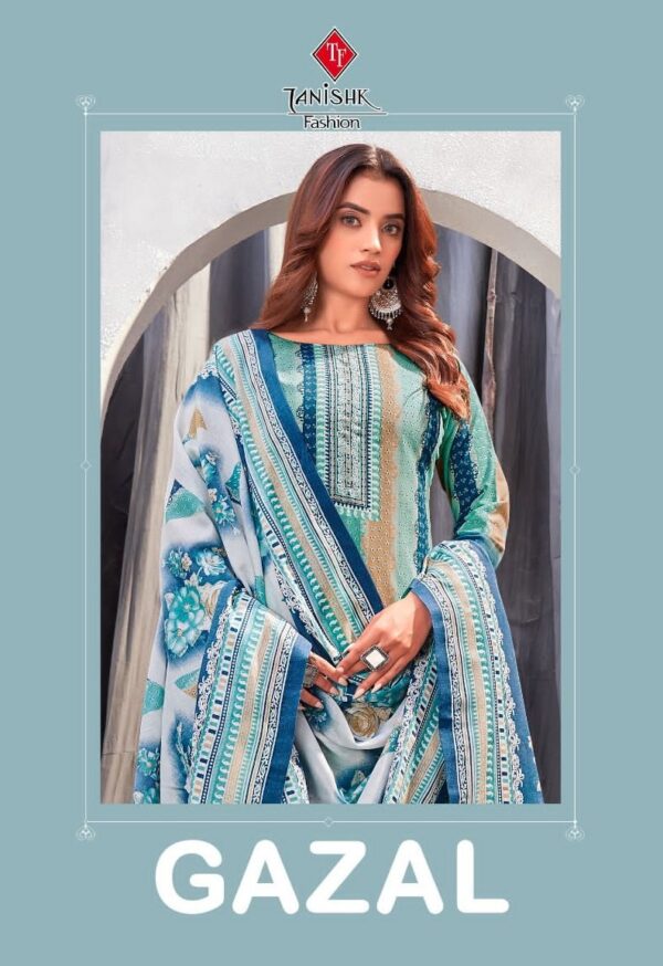 TANISHK FASHION GAZAL PURE LAWN COTTON SUITS 9.jpg