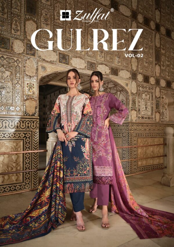 ZULFAT GULREZ VOL 2 COTTON EMBROIDERY SALWAR KAMEEZ WHOLESALER IN SURAT 1.jpg