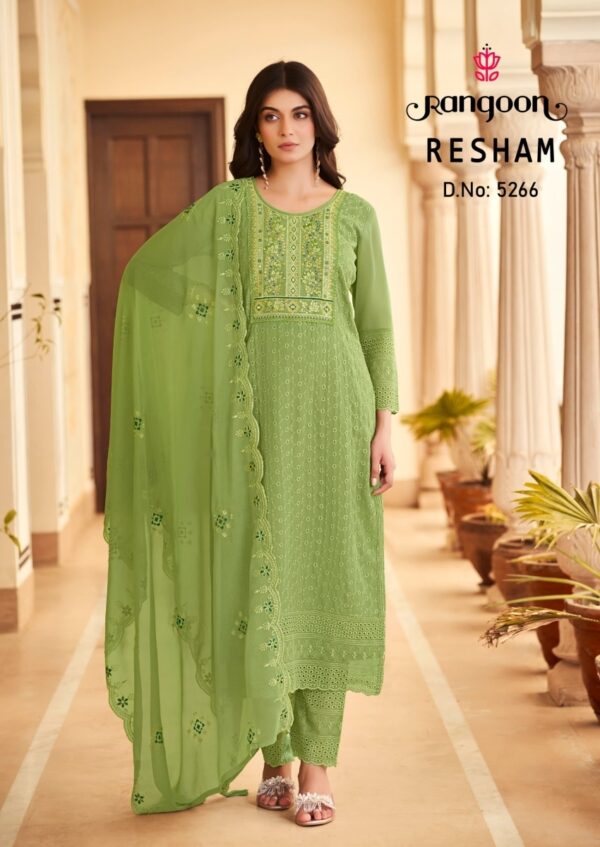 thumbs RANGOON RESHAM GEORGETTE EMBROIDERY READYMADE KURTI SUPPLIER IN SURAT 6.jpg