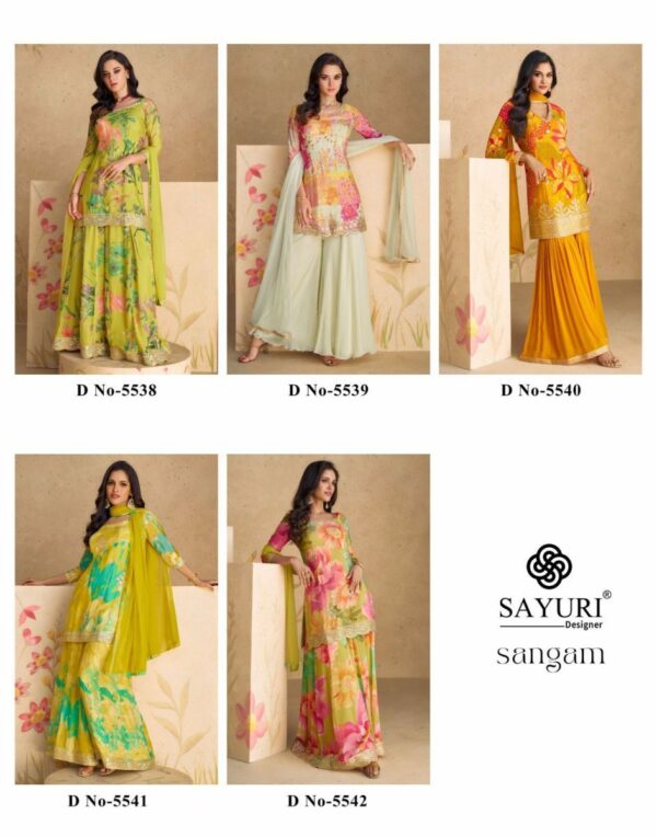 thumbs SAYURI DESIGNER SANGAM FANCY CHINON SILK SUITS DISTRIBUTOR IN SURAT 16.jpg