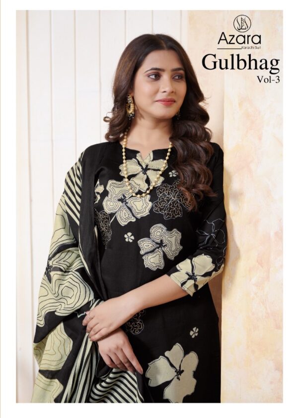 AZARA GULBAGH VOL 3 COTTON PRINTED SALWAR SUIT WHOLESALER IN SURAT 1.jpg