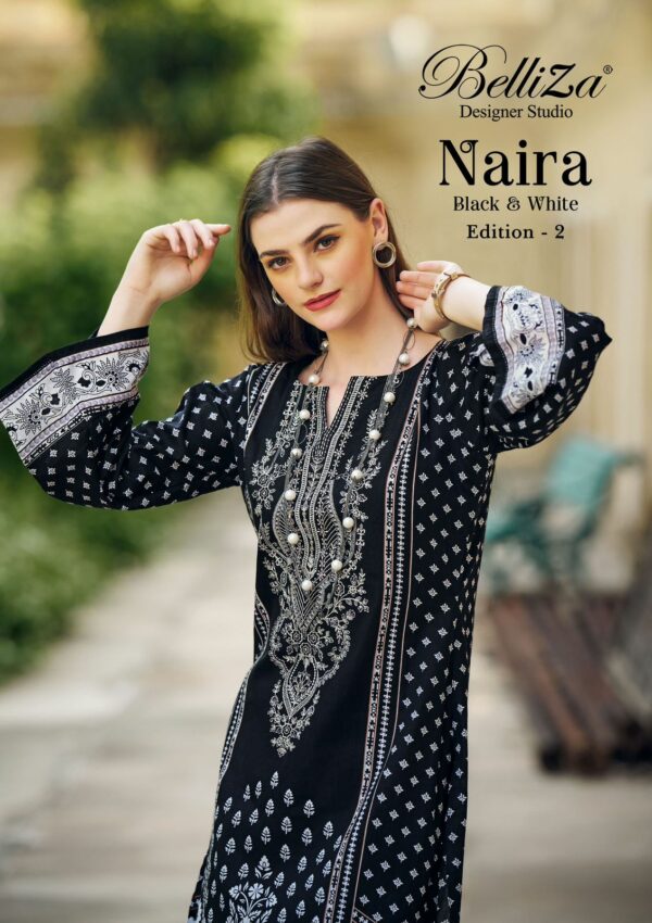 BELLIZA NAIRA BLACK WHITE EDITION 2 COTTON SALWAR SUIT WHOLESALER IN SURAT 4.jpg