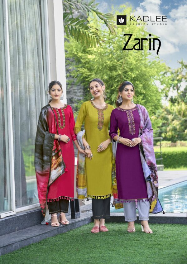 KADLEE ZARIN VISCOSE EMBROIDERY READYMADE KURTI WHOLESALER IN SURAT 8.jpg