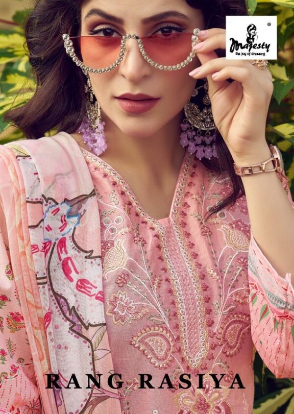 MAJESTY RANG RASIYA COTTON EMBROIDERY SALWAR KAMEEZ WHOLESALER IN SURAT 1 2.jpg