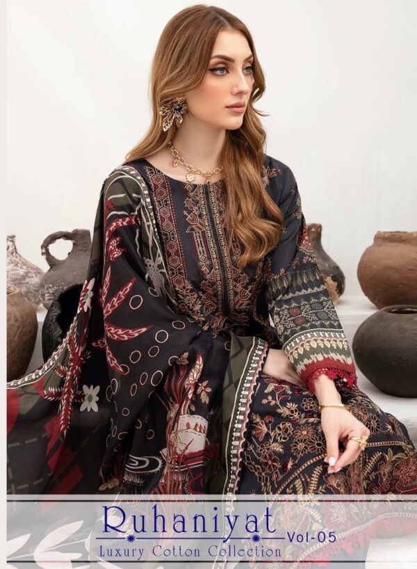 RUHANIYAT VOL 5 LUXURY LAWN COLLECTION PAKISTANI SUITS SUPPLIER IN SURAT 1.jpg