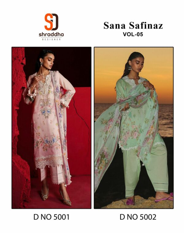 SHRADDHA DESIGNER SANA SAFINAZ VOL 5 PAKISTANI LAWN SUITS 1.jpg