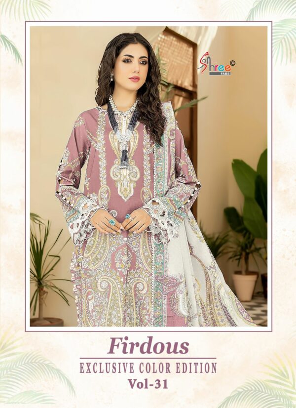 SHREE FABS FIRDOUS VOL 31 COLOR EDITION SALWAR SUIT WHOLESALER IN SURAT 1.jpg