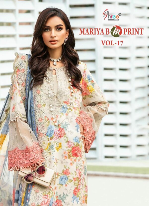 SHREE FABS MARIYA B M PRINT VOL 17 COTTON PAKISTANI SALWAR SUIT SUPPLIER IN SURAT 1.jpg