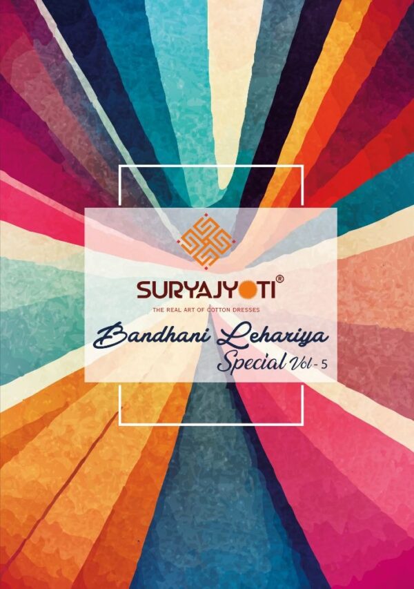 SURYAJYOTI BANDHANI LEHARIYA SPECIAL VOL 5 KURTIS WHOLESALER IN SURAT 1.jpg