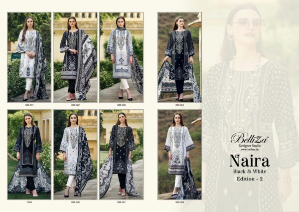 thumbs BELLIZA NAIRA BLACK WHITE EDITION 2 COTTON SALWAR SUIT WHOLESALER IN SURAT 5.jpg