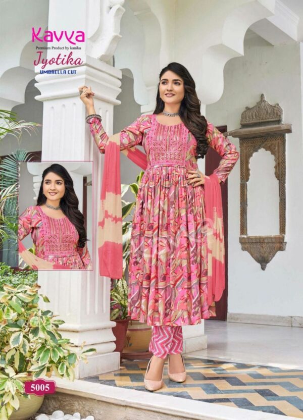 thumbs KAVYA JYOTIKA VOL 5 UMBRELLA CUT KURTIS 8.jpg