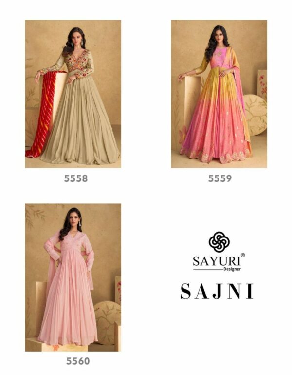 thumbs SAYURI DESIGNER SAJNI CHINON SILK FANCY SUIT WHOLESALER IN SURAT 10.jpg