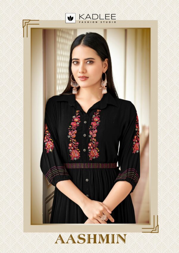 KADLEE AASHMIN RAYON EMBROIDERY KURTI WHOLESALER IN SURAT 1.jpg