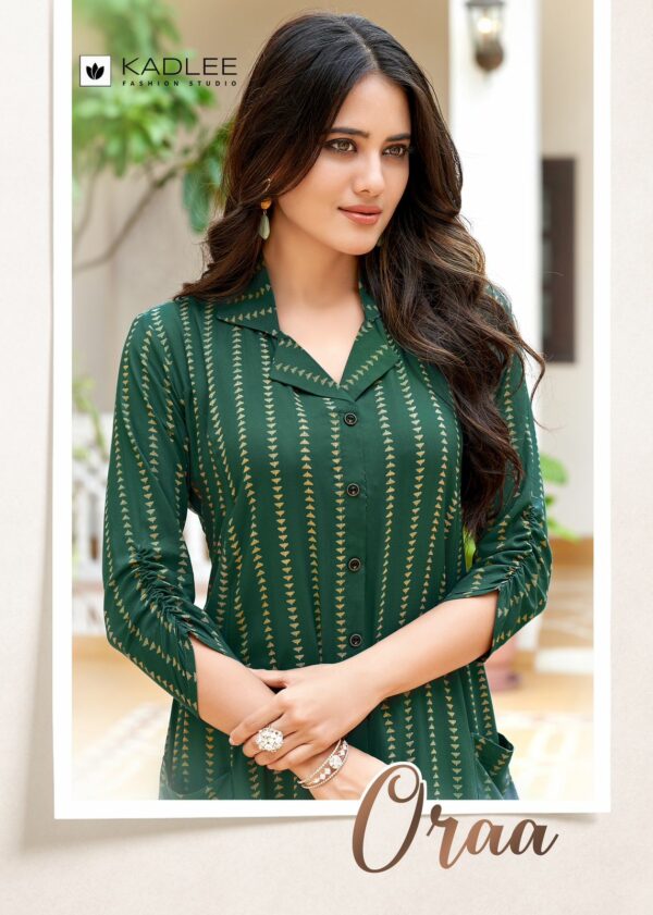 KADLEE ORAA RAYON KURTI CATALOGUE DISTRIBUTOR IN SURAT 1.jpg