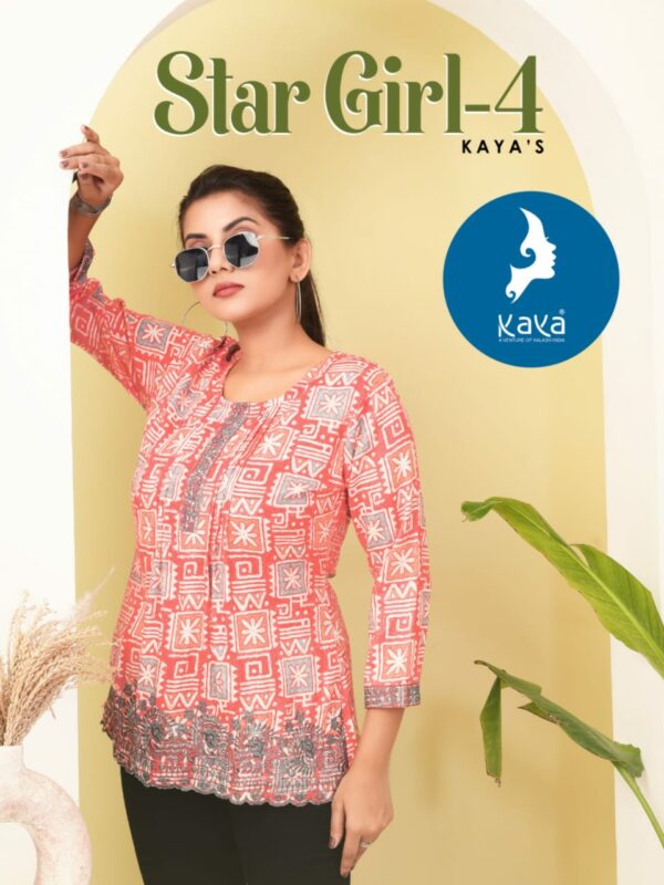 KAYA KURTI STAR GIRL 4 COTTON SHORT KURTI WHOLESALER IN SURAT 5.jpg