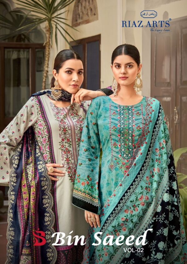 RIAZ ARTS BIN SAEED VOL 2 PURE LAWN SUITS 12.jpg