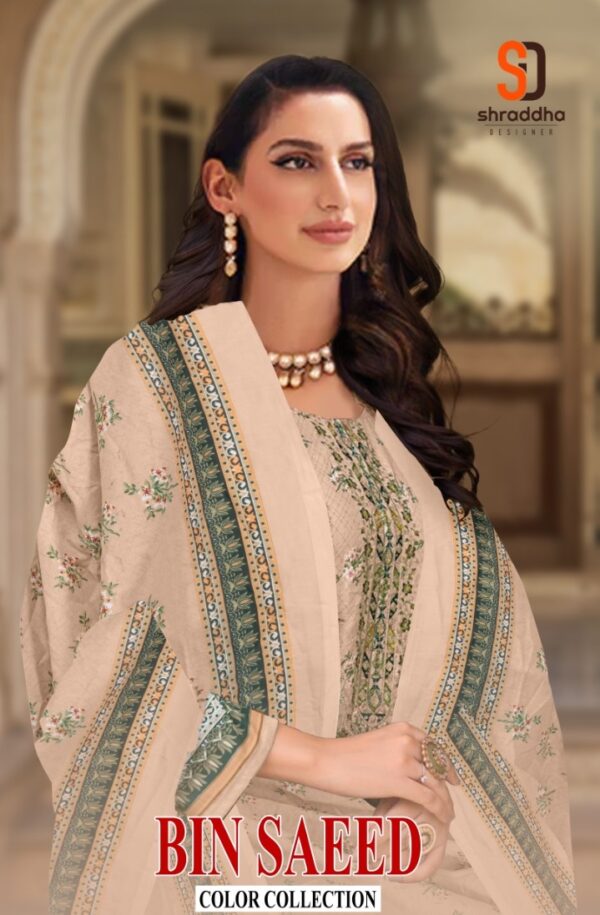 SHRADDHA DESIGNER BIN SAEED COLOR COLLECTION SUITS SUPPLIER IN SURAT 1.jpg