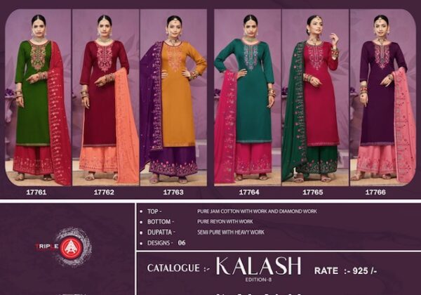 TRIPLE A KALASH EDITION 8 COTTON EMBROIDERY SALWAR SUIT SUPPLIER IN SURAT 8.jpg