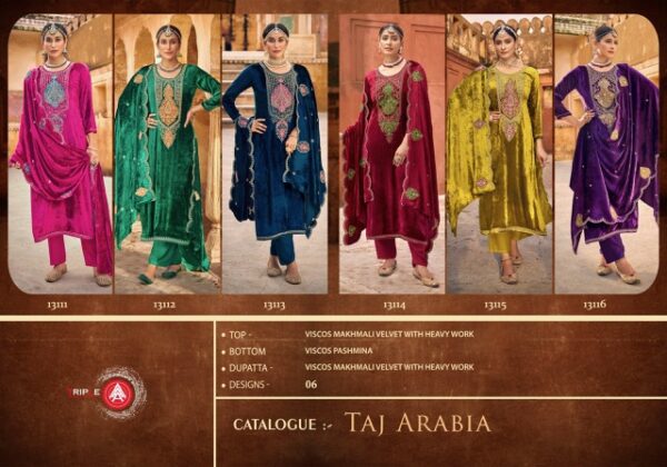 TRIPLE A TAJ ARABIA VISCOSE SALWAR KAMEEZ WHOLESALER IN SURAT 7.jpg