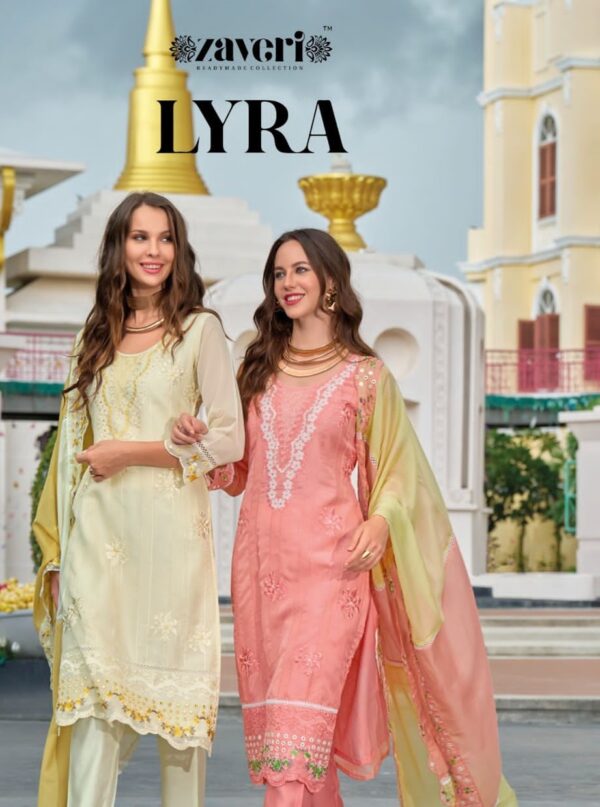 ZAVERI LYRA SOFT ORGANZA READYMADE KURTI WHOLESALER IN SURAT 2.jpg