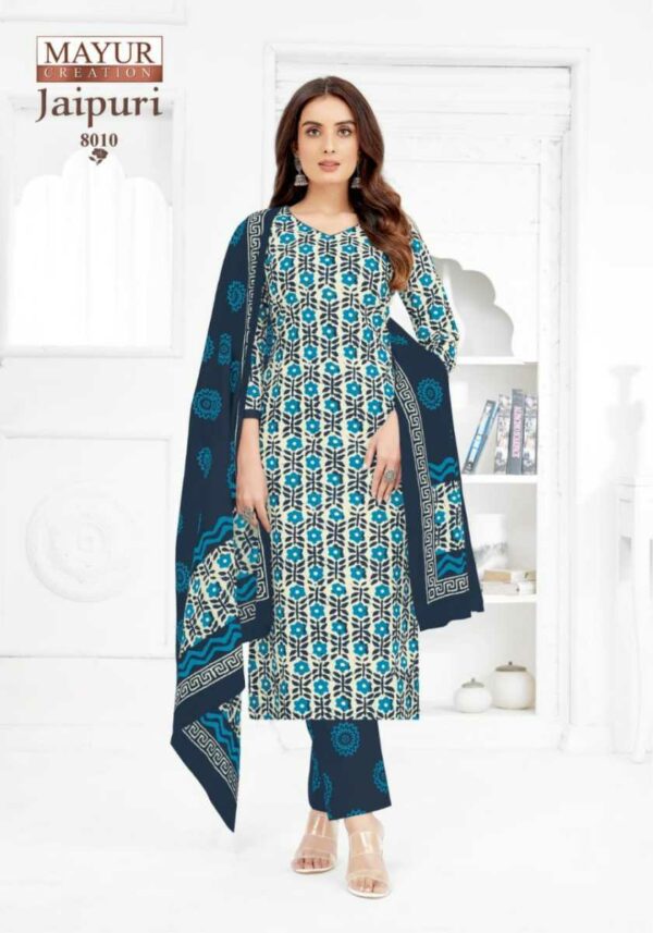 thumbs MAYUR CREATION JAIPURI VOL 8 COTTON PRINT SALWAR SUIT WHOLESALER IN SURAT 11.jpg