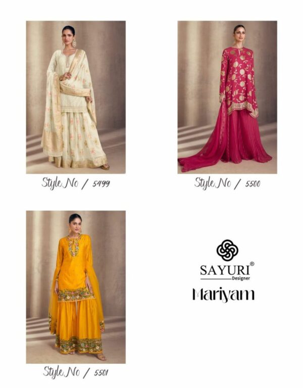 thumbs SAYURI DESIGNER MARIYAM GEORGETTE SALWAR SUIT WHOLESALER IN SURAT 15.jpg