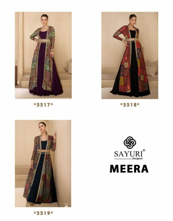 thumbs SAYURI DESIGNER MEERA GEORGETTE FANCY SUIT SUPPLIER IN SURAT 11.jpg