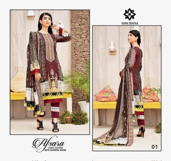 thumbs ZESH TEXTILES AFSARA COTTON PRINTED PAKISTANI SALWAR SUIT SUPPLIER IN SURAT 2.jpg