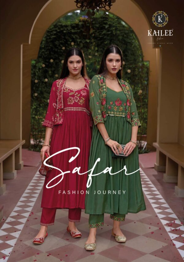 KAILEE FASHION SAFAR VISCOSE SILK EMBROIDERY KURTI CATALOGUE SUPPLIER IN SURAT 10.jpg