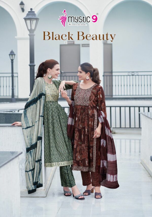 MYSTIC 9 BLACK BEAUTY VOL 2 RAYON NYRA CUT KURTI SUPPLIER IN SURAT 1.jpg