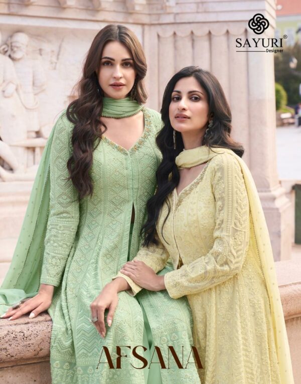 SAYURI DESIGNER AFSANA REAL GEORGETTE SUITS WHOLESALER IN SURAT 1.jpg