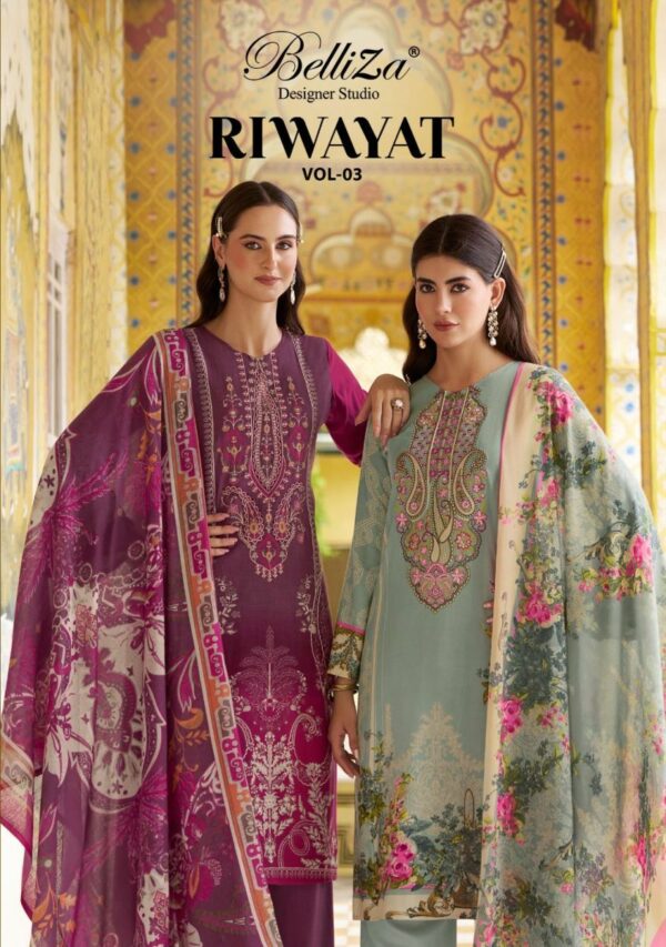 thumbs BELLIZA RIWAYAT VOL 3 VISCOSE EMBROIDERY SALWAR KAMEEZ SUPPLIER IN SURAT 1.jpg