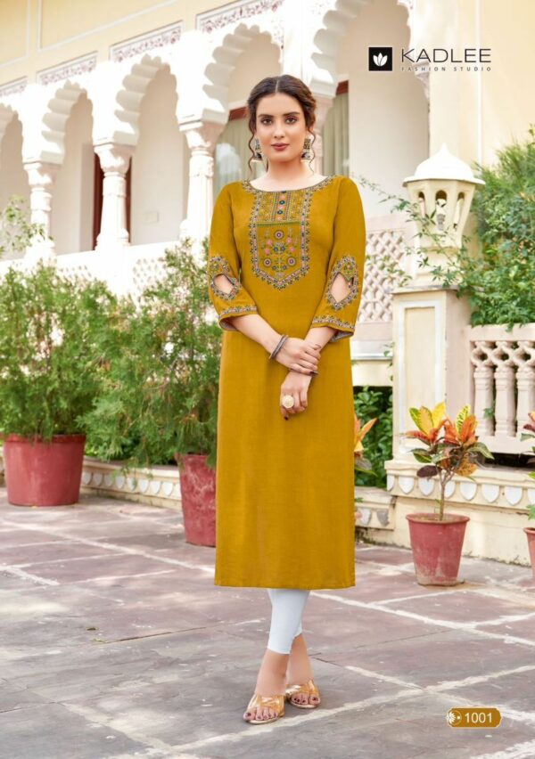 thumbs KADLEE AAISHA RAYON EMBROIDERY KURTI WHOLESALER IN SURAT 2.jpg