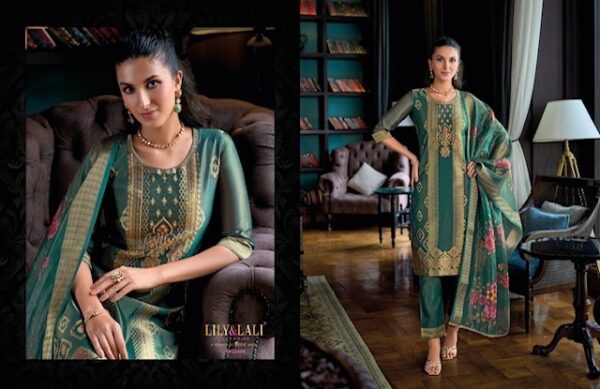 thumbs LILY LALI FARIDAN BANARASI SILK KURTI CATALOGUE WHOLESALER IN SURAT 1.jpg