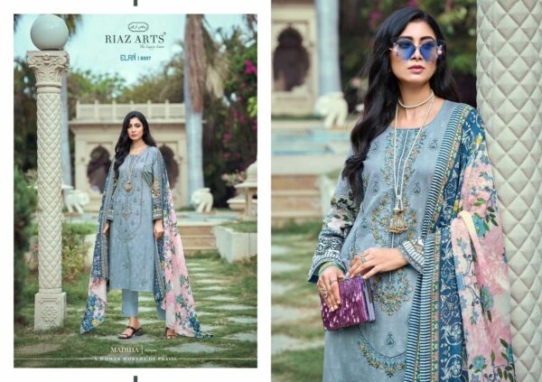 thumbs RIAZ ARTS ELAN KARACHI LAWN PAKISTANI SALWAR SUIT WHOLESALER IN SURAT 9.jpg