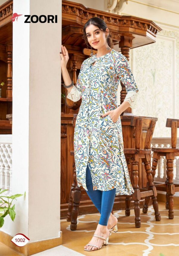 thumbs ZOORI AADHYA RAYON PRINTED KURTI CATALOGUE WHOLESALER IN SURAT 7.jpg