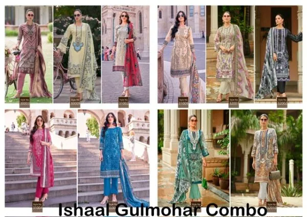 ISHAAL PRINTS GULMOHAR COMBO 2024 PURE LAWN SUITS 1.jpg