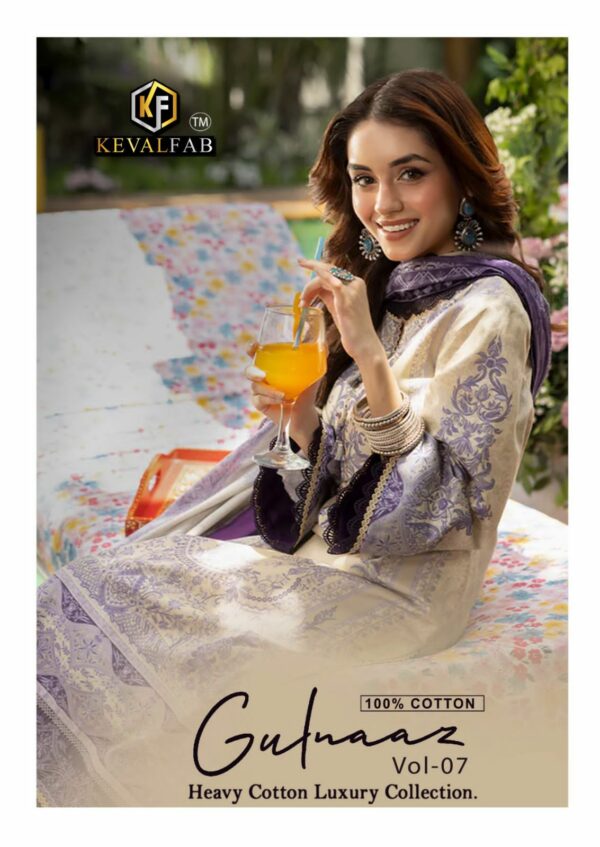 KEVAL FAB GULNAAZ VOL 7 LAWN COTTON SUITS 1.jpg