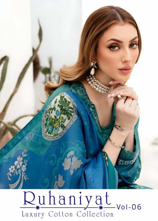 RUHANIYAT VOL 6 COTTON KARACHI PRINT SUITS WHOLESALER IN SURAT 1.jpg