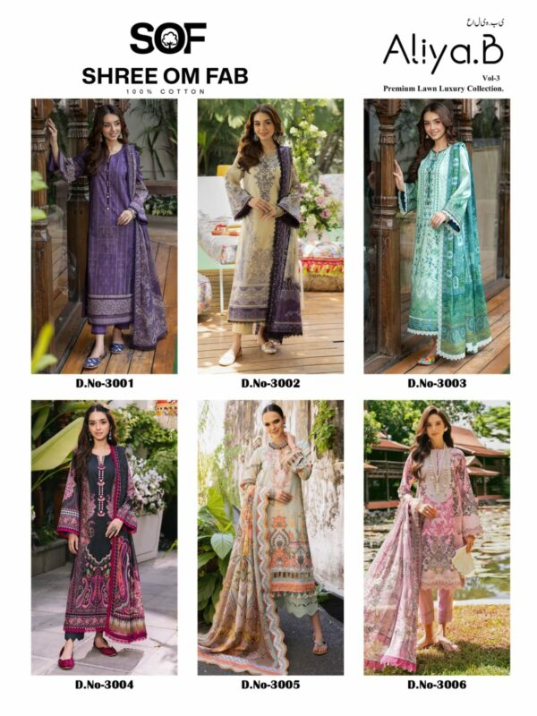 SHREE OM FAB ALIYA B VOL 3 LAWN KARACHI SUITS 8.jpg