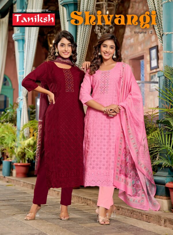 TANIKSH BRAND SHIVANGI VOL 2 MUSLIN READYMADE KURTI SUPPLIER 1.jpg