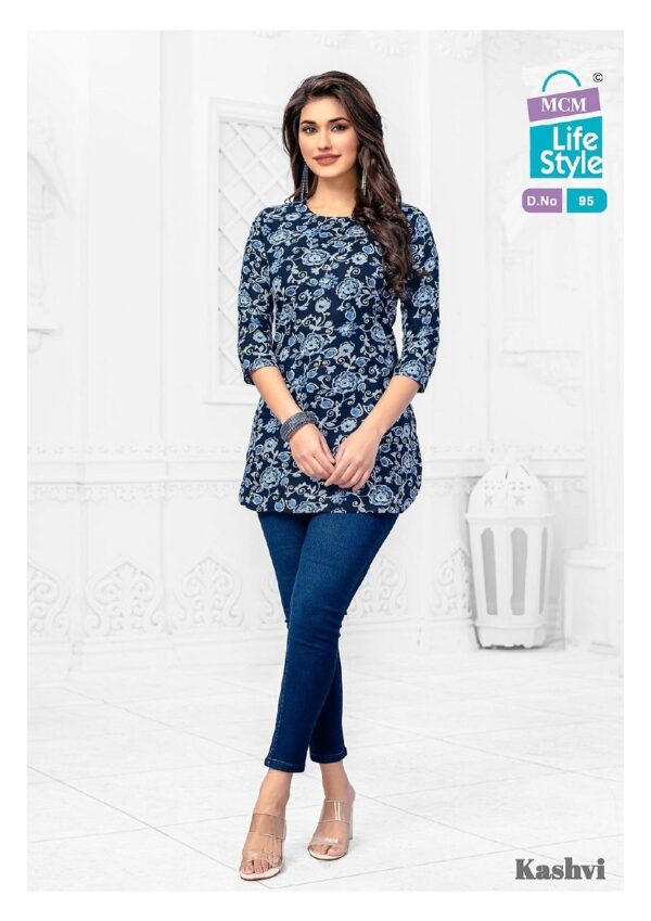 thumbs MCM KASHVI VOL 7 COTTON PRINT SHORT KURTI WHOLESALER IN SURAT 5.jpg