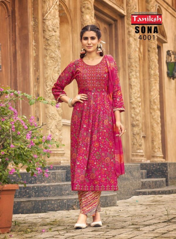 thumbs TANIKSH SONA VOL 4 RAYON EMBROIDERY KURTI WHOLESALER IN SURAT 5.jpg