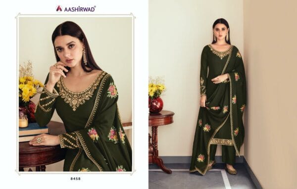 AASHIRWAD CREATION SUNEHRI GEORGETTE SALWAR KAMEEZ 2.jpg