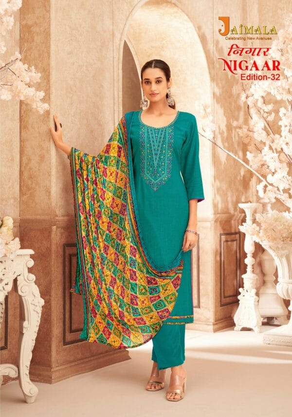 JAIMALA NIGAAR EDITION 32 PURE RAYON SUITS WHOLESALE 4.jpg