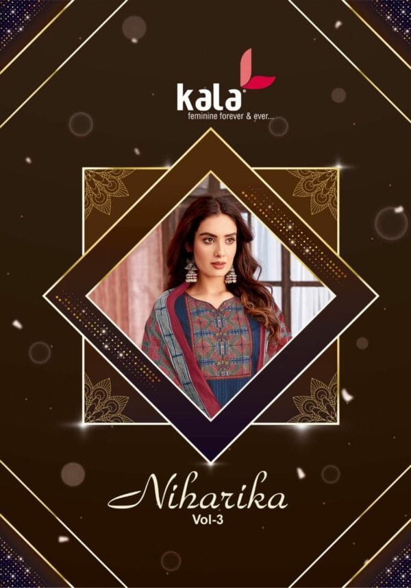 KALA NIHARIKA VOL 3 PURE COTTON SUITS WHOLESALE 1.jpg