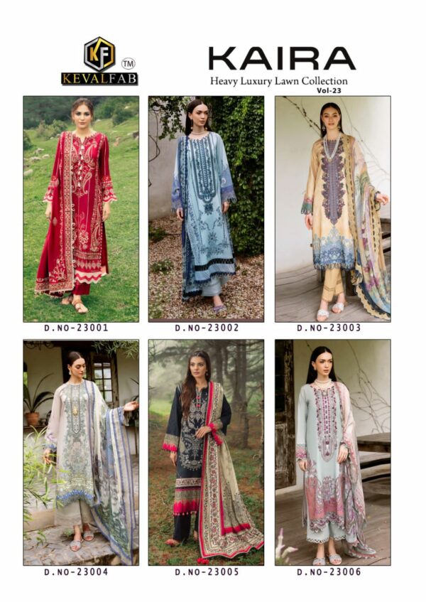 KEVAL FAB KAIRA VOL 23 LAWN KARACHI SUITS CATALOG 8.jpg